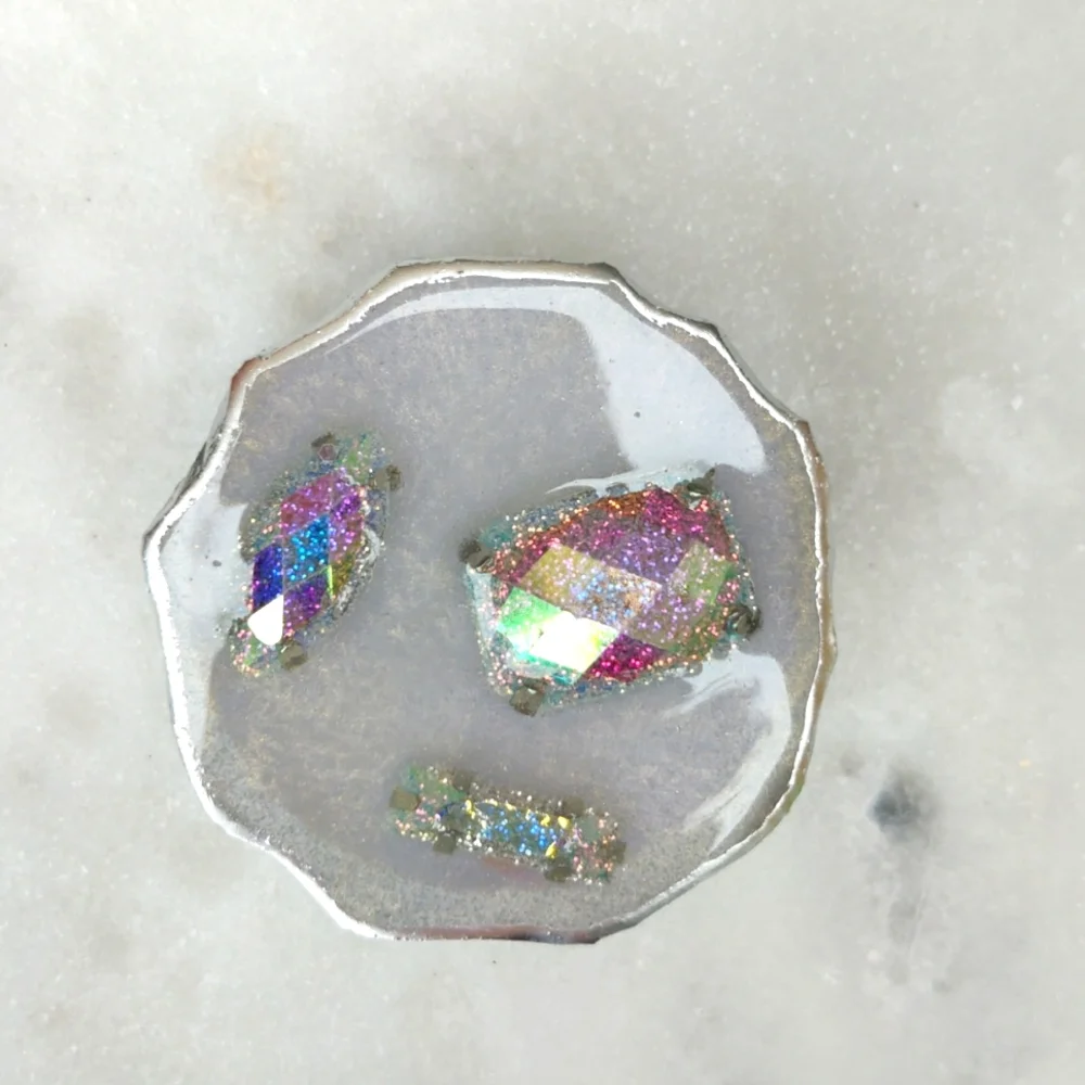 Handmade Resin Gemstones Phone Grip